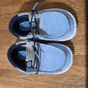 HEY DUDE Navy Toddler Shoes